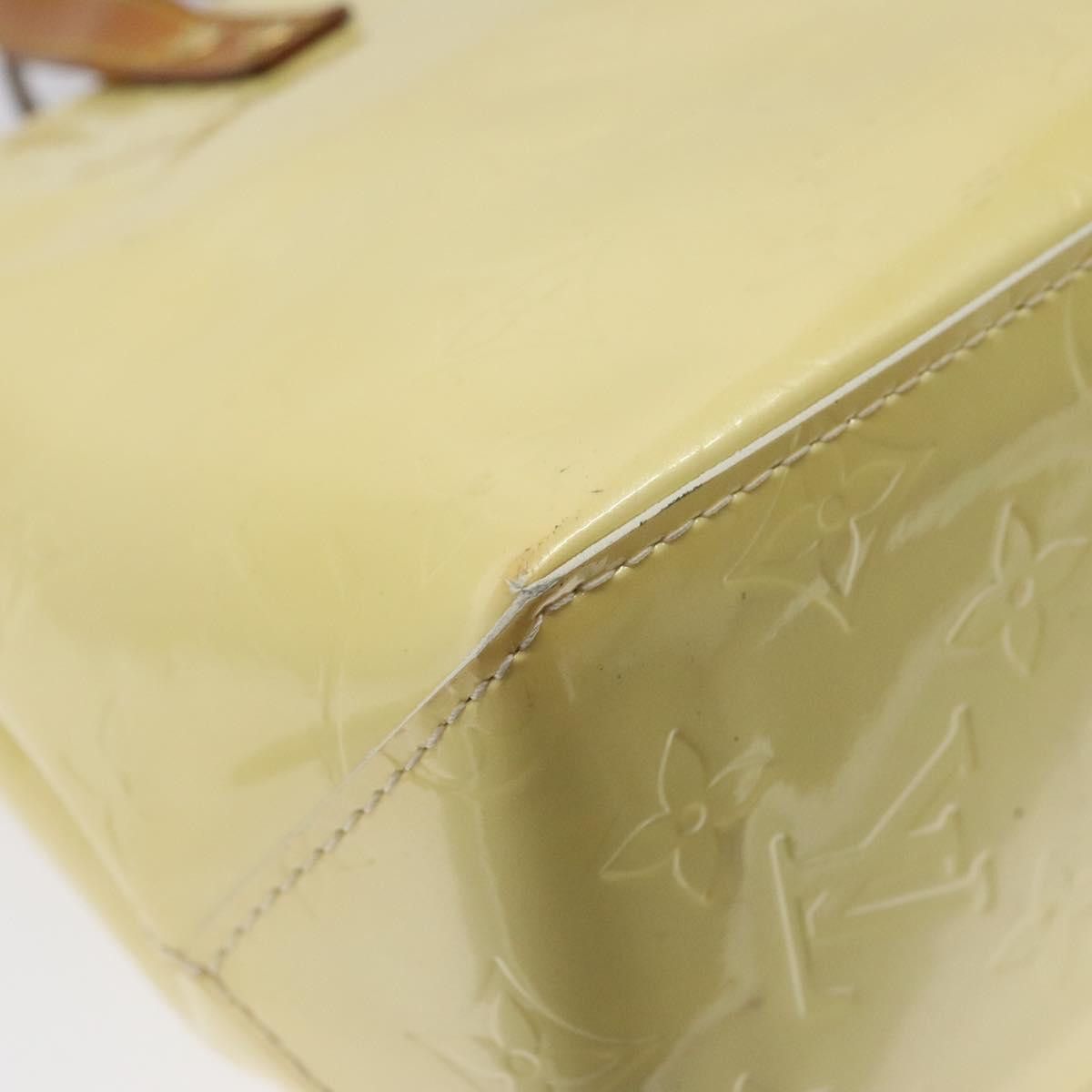 Louis Vuitton Reade Yellow Patent Leather Handbag (Pre-Owned) Size ONE SIZE - 16 Thumbnail