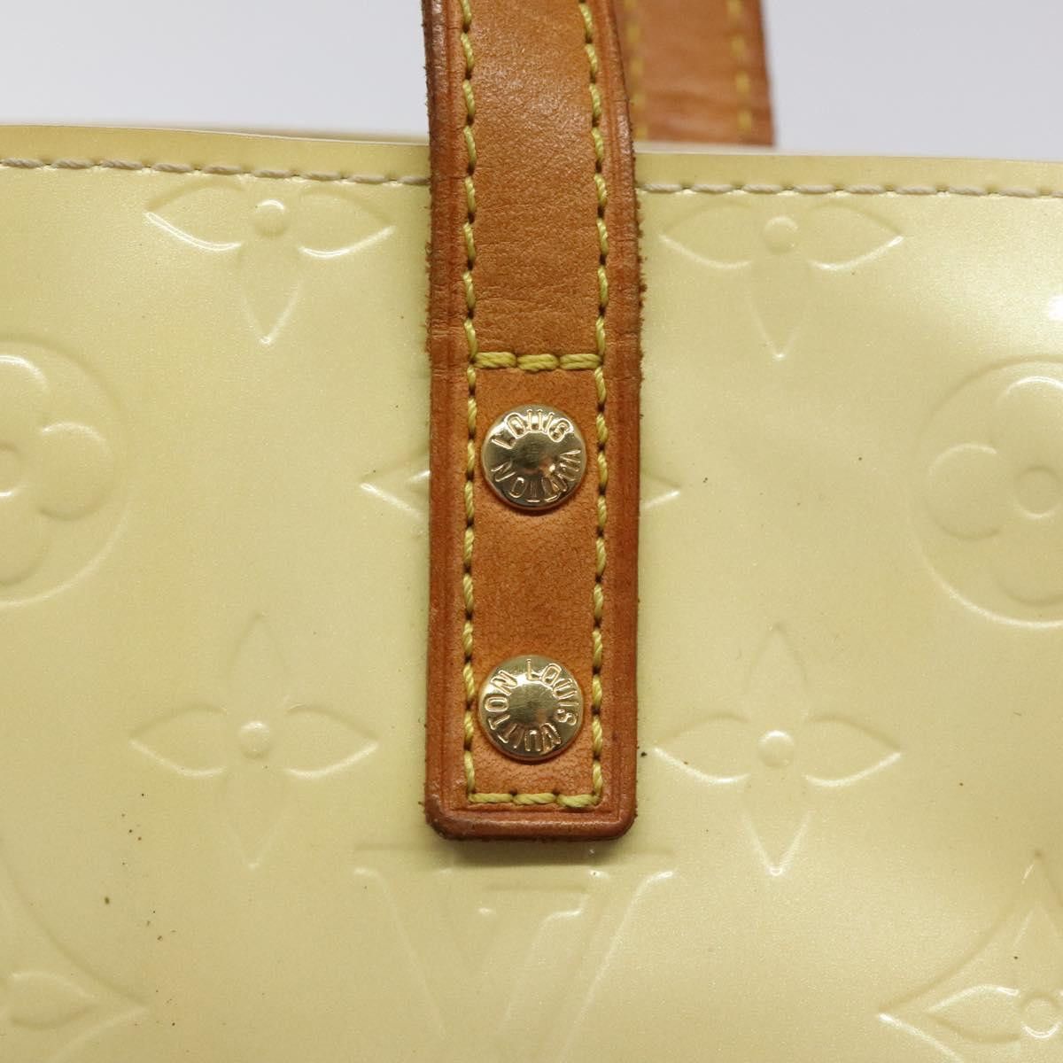 Louis Vuitton Reade Yellow Patent Leather Handbag (Pre-Owned) Size ONE SIZE - 11 Thumbnail