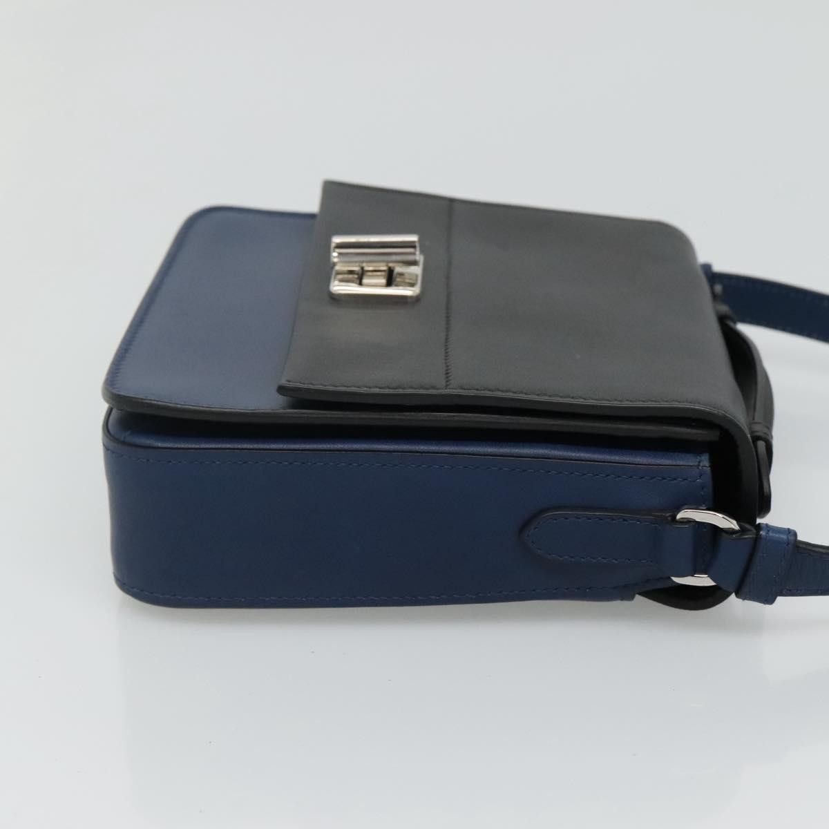 Prada Black Leather Shoulder Bag (Pre-Owned) Size ONE SIZE - 4 Thumbnail