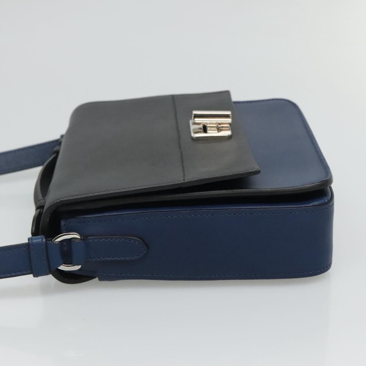 Prada Black Leather Shoulder Bag (Pre-Owned) Size ONE SIZE - 3 Thumbnail