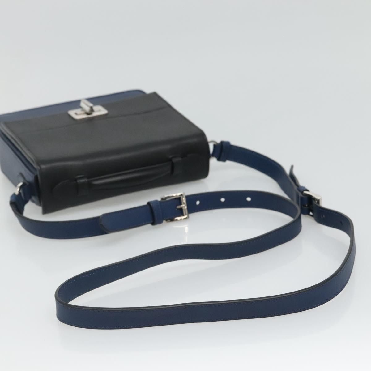 Prada Black Leather Shoulder Bag (Pre-Owned) Size ONE SIZE - 6 Thumbnail