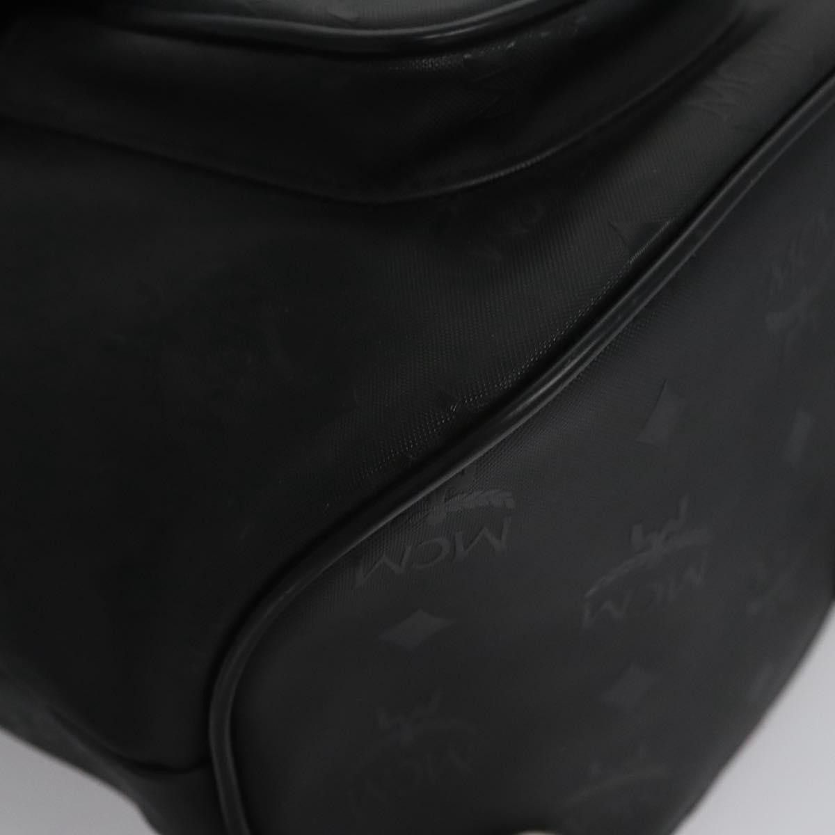MCM Visetos Black Canvas Backpack Bag (Pre-Owned) Size ONE SIZE - 6 Thumbnail