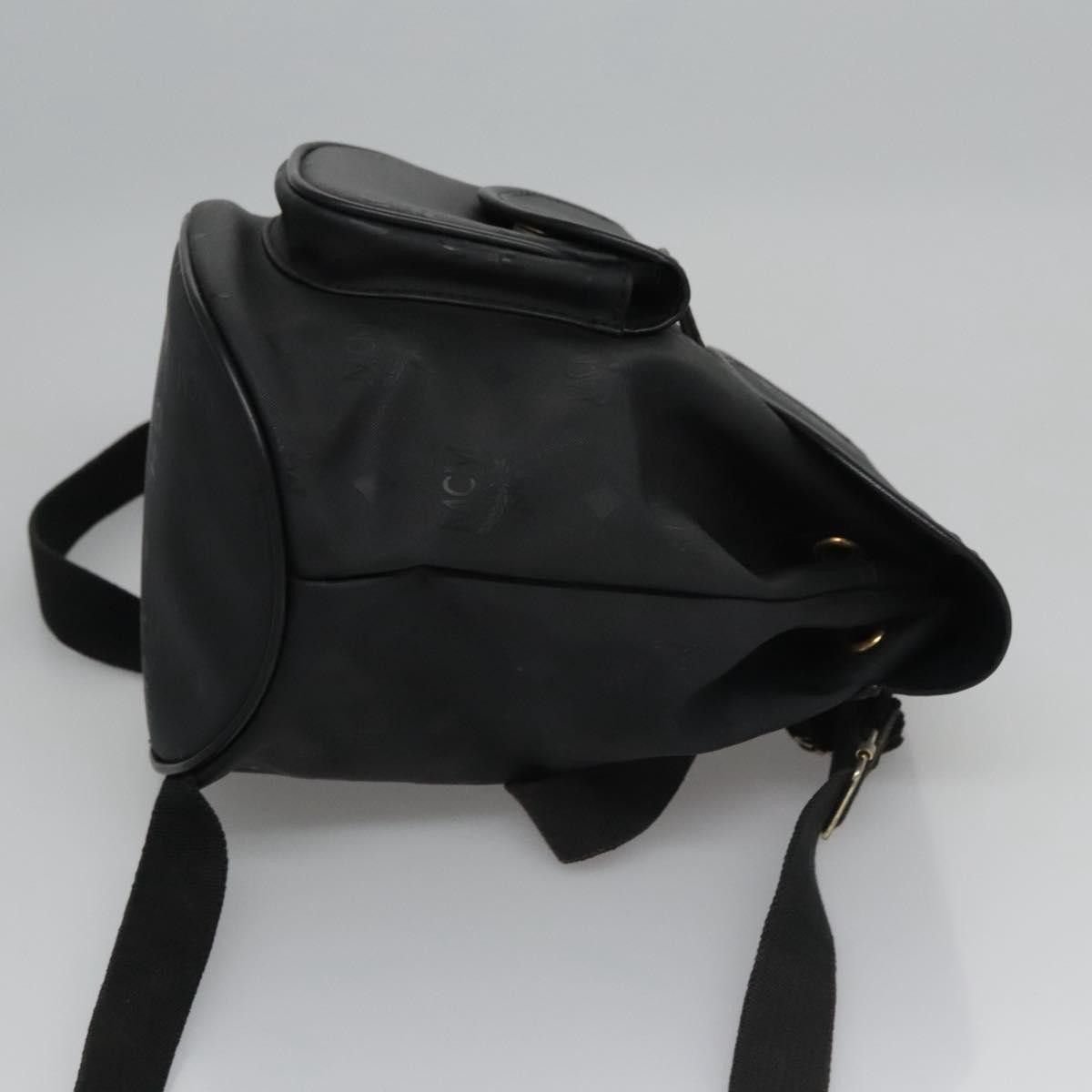 MCM Visetos Black Canvas Backpack Bag (Pre-Owned) Size ONE SIZE - 3 Thumbnail