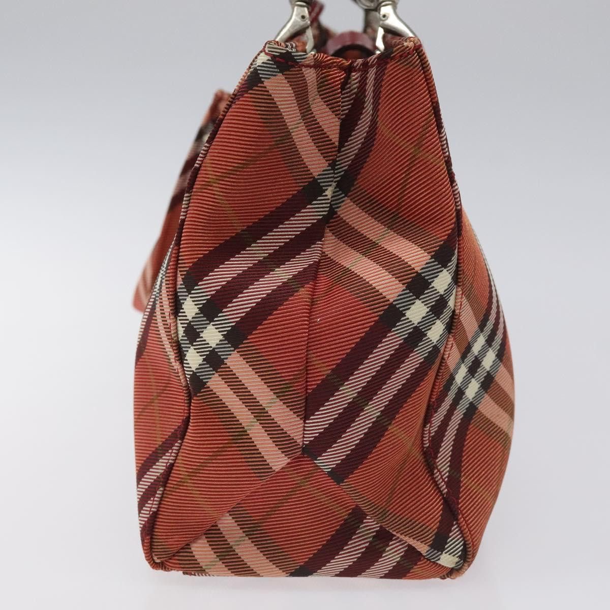 Burberry Nova Check Red Synthetic Handbag (Pre-Owned) Size ONE SIZE - 4 Thumbnail