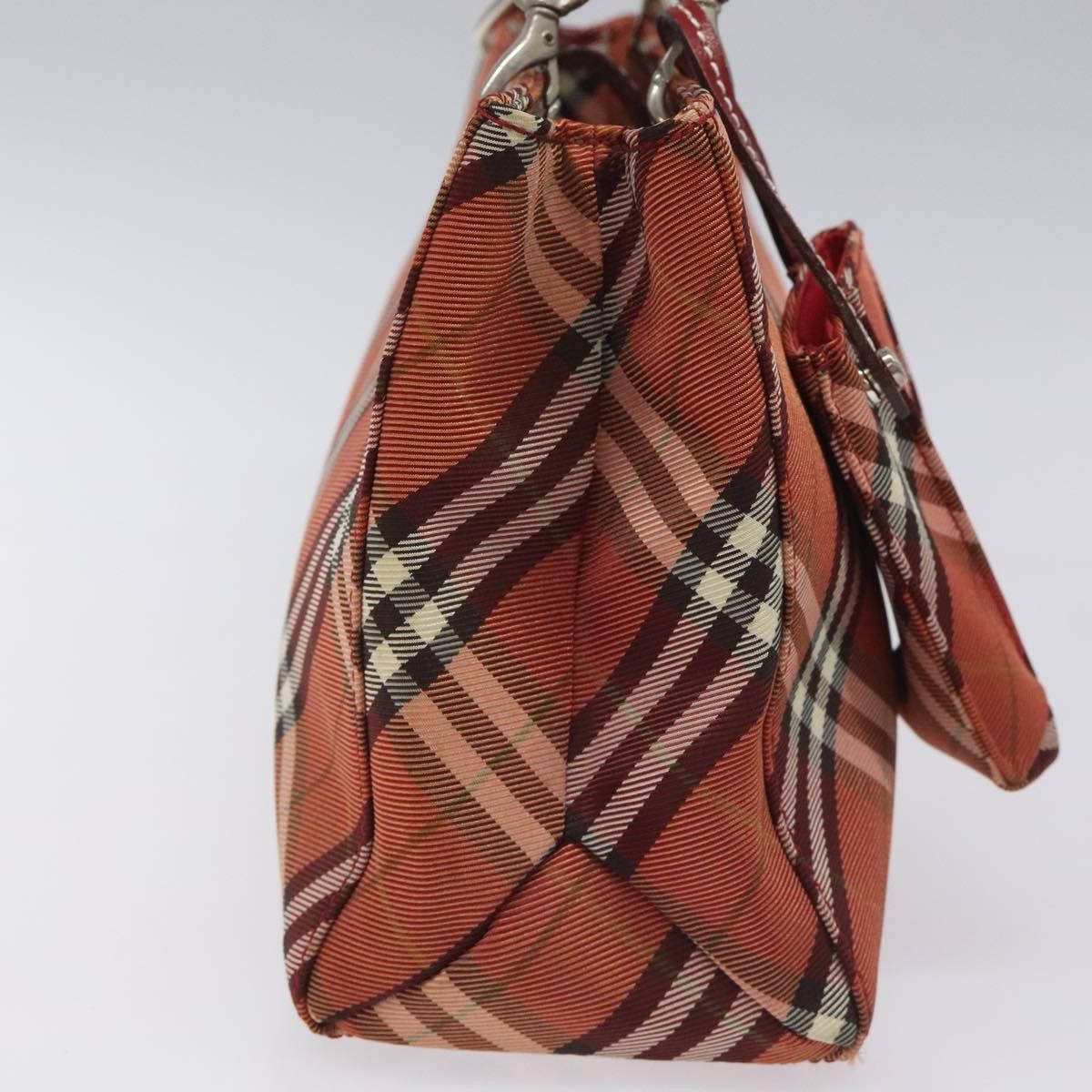 Burberry Nova Check Red Synthetic Handbag (Pre-Owned) Size ONE SIZE - 3 Thumbnail