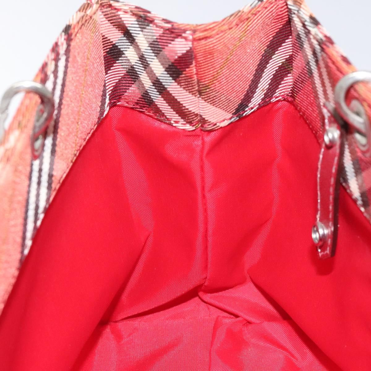 Burberry Nova Check Red Synthetic Handbag (Pre-Owned) Size ONE SIZE - 19 Thumbnail