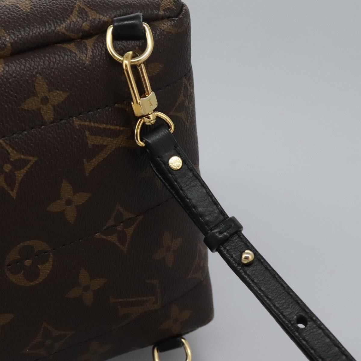 Louis Vuitton Palm Springs Mini Brown Canvas Backpack Bag (Pre-Owned) Size ONE SIZE - 9 Thumbnail