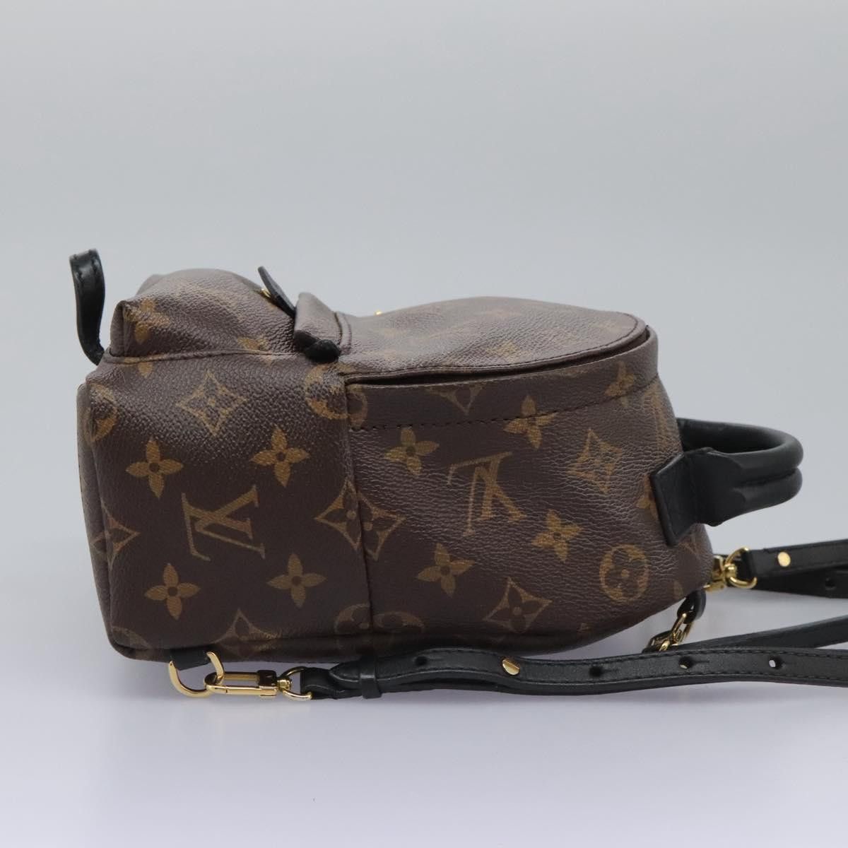 Louis Vuitton Palm Springs Mini Brown Canvas Backpack Bag (Pre-Owned) Size ONE SIZE - 4 Thumbnail