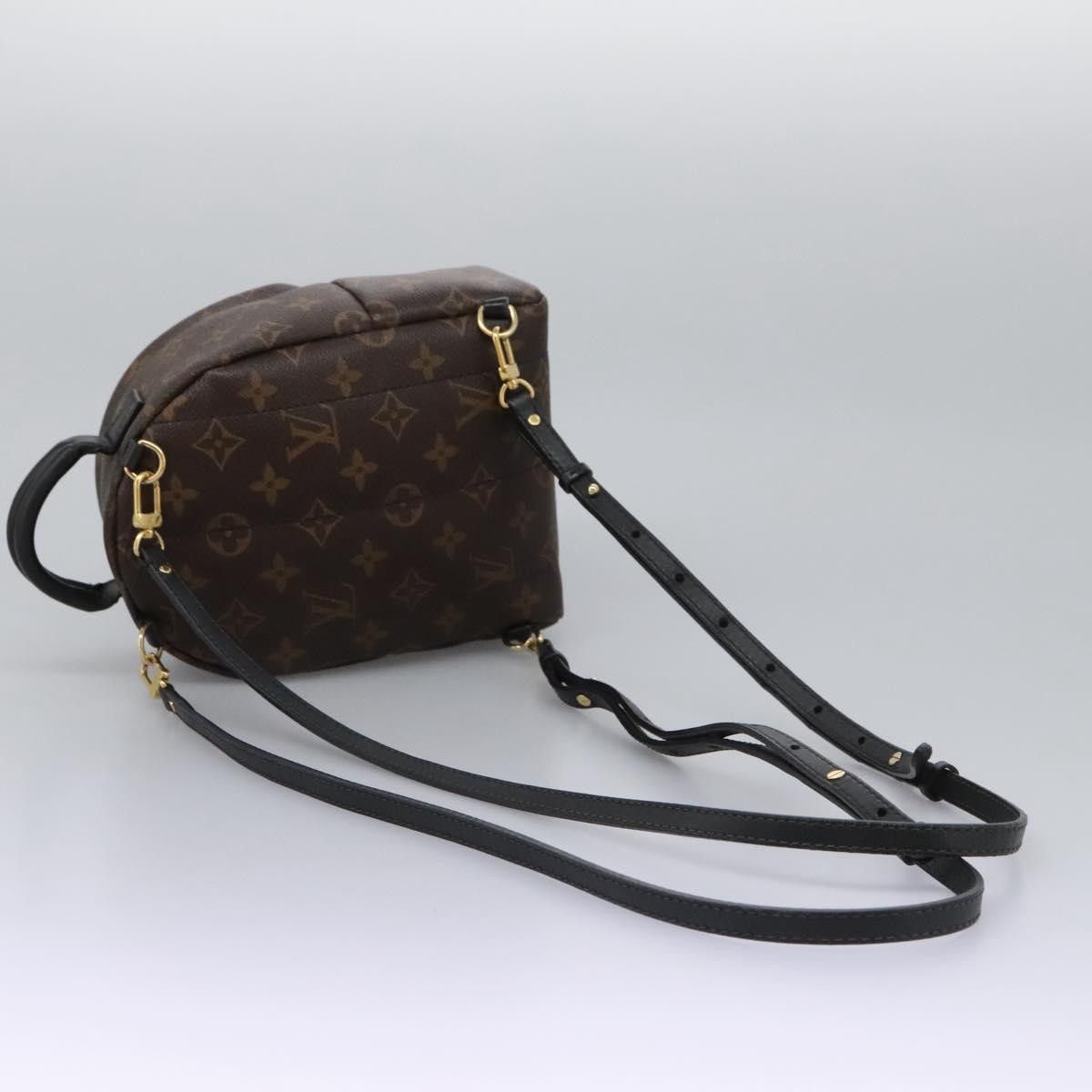 Louis Vuitton Palm Springs Mini Brown Canvas Backpack Bag (Pre-Owned) Size ONE SIZE - 8 Thumbnail