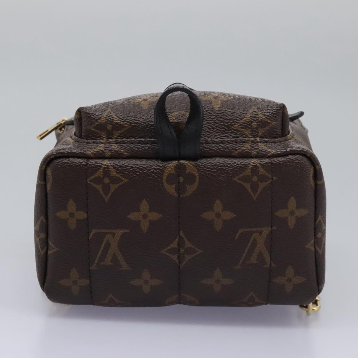 Louis Vuitton Palm Springs Mini Brown Canvas Backpack Bag (Pre-Owned) Size ONE SIZE - 14 Thumbnail