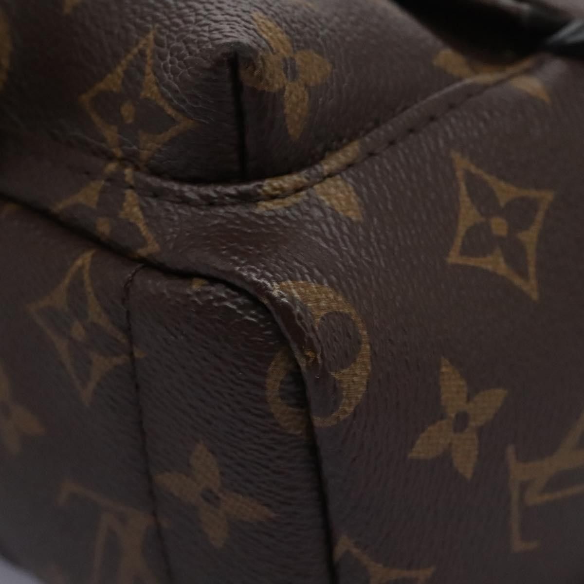 Louis Vuitton Palm Springs Mini Brown Canvas Backpack Bag (Pre-Owned) Size ONE SIZE - 16 Thumbnail