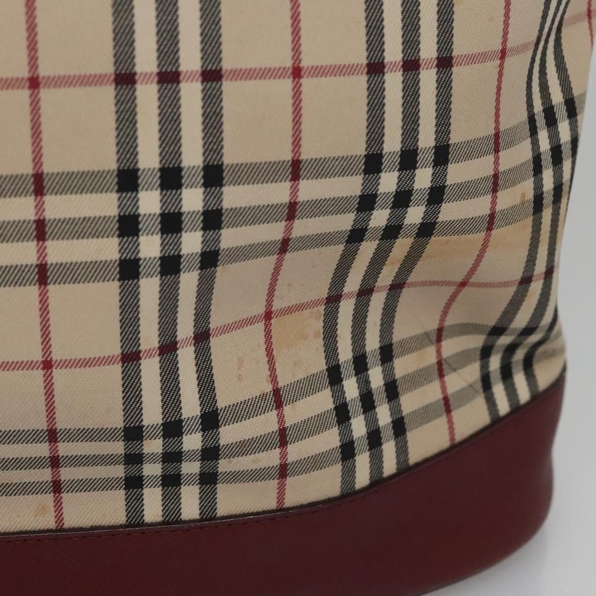 Burberry Nova Check Beige Canvas Tote Bag (Pre-Owned) Size ONE SIZE - 16 Thumbnail