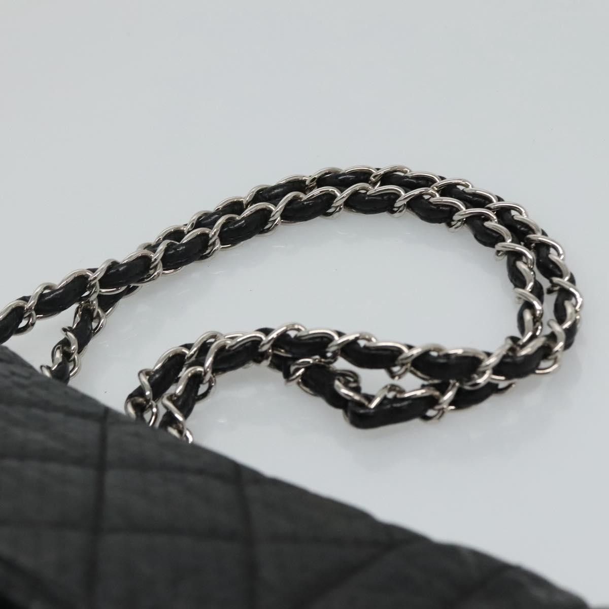 Chanel Single Flap Black Leather Shoulder Bag (Pre-Owned) Size ONE SIZE - 7 Thumbnail