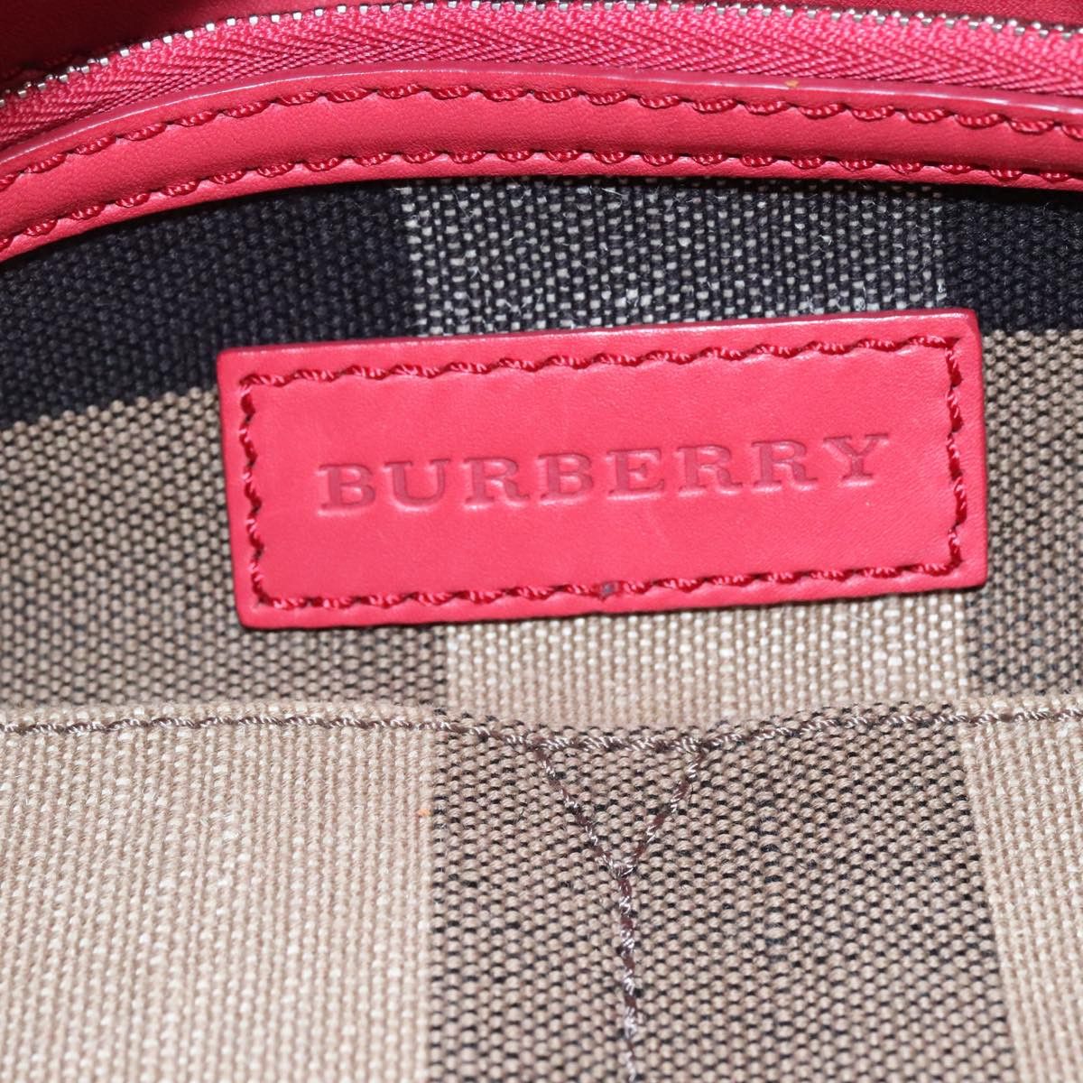 Burberry Ashby Beige Canvas Tote Bag (Pre-Owned) Size ONE SIZE - 10 Thumbnail