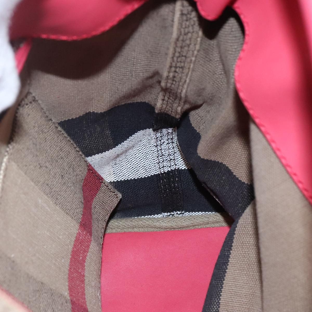 Burberry Ashby Beige Canvas Tote Bag (Pre-Owned) Size ONE SIZE - 8 Thumbnail