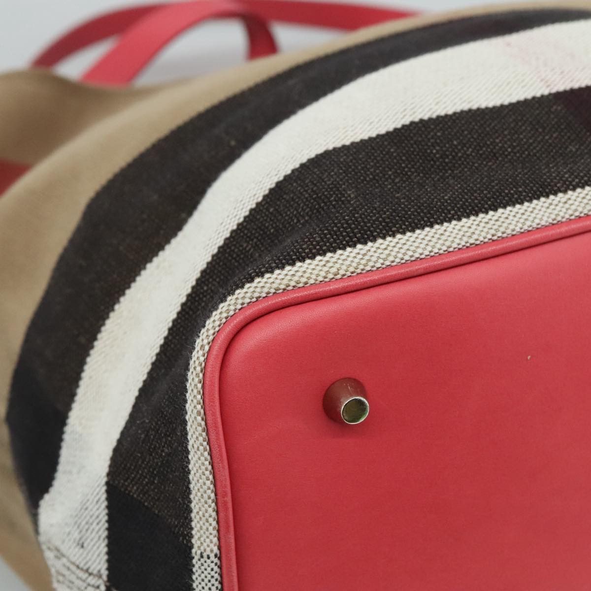 Burberry Ashby Beige Canvas Tote Bag (Pre-Owned) Size ONE SIZE - 18 Thumbnail