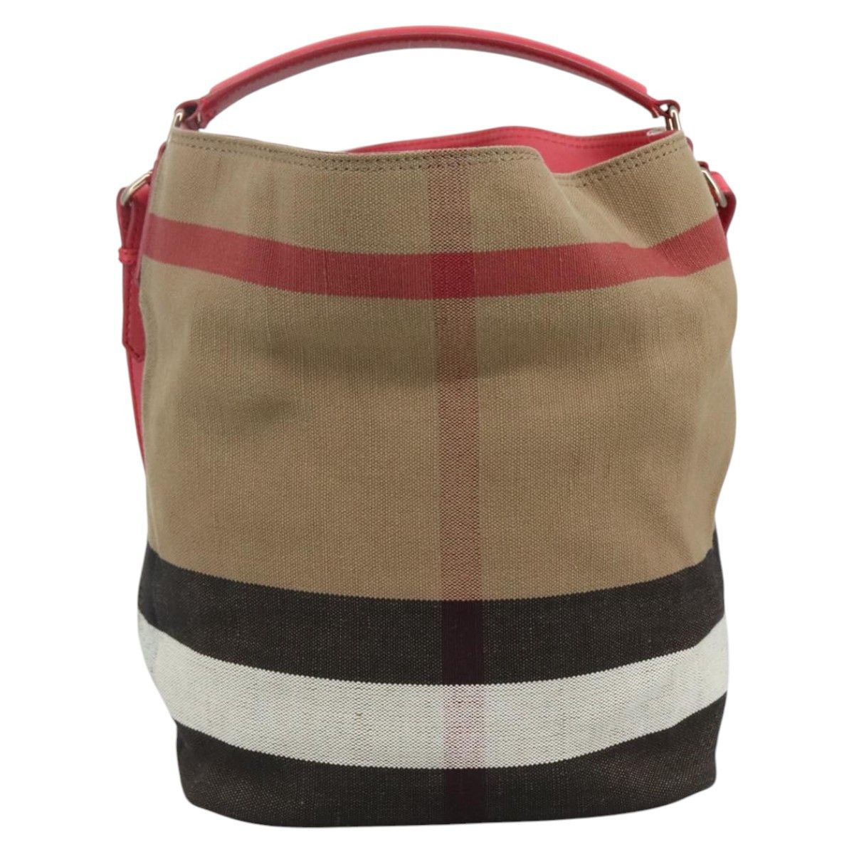 Burberry Ashby Beige Canvas Tote Bag (Pre-Owned) Size ONE SIZE - 2 Thumbnail