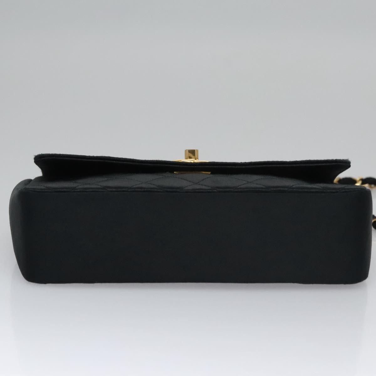 Chanel Single Flap Black Silk Shoulder Bag (Pre-Owned) Size ONE SIZE - 19 Thumbnail