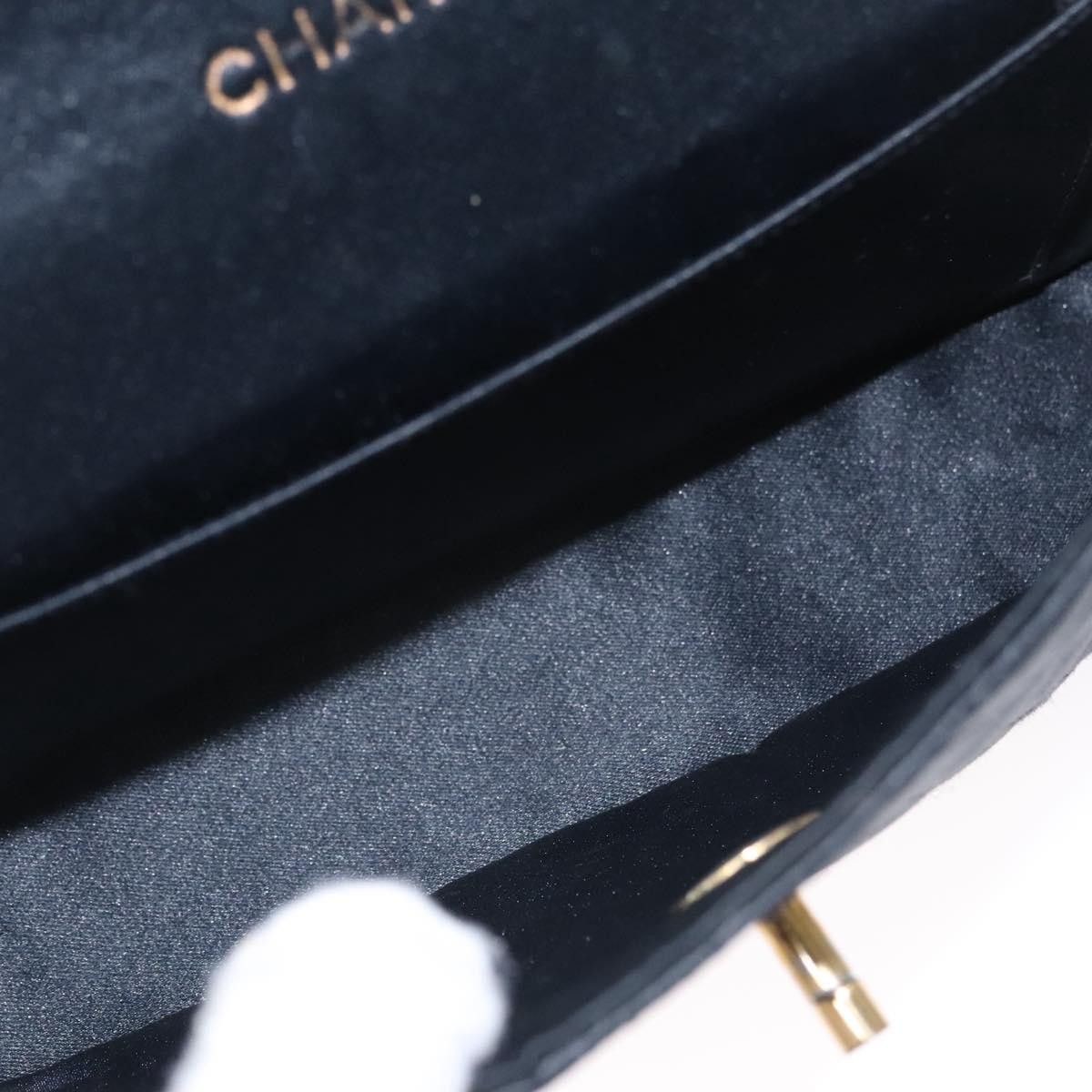 Chanel Single Flap Black Silk Shoulder Bag (Pre-Owned) Size ONE SIZE - 14 Thumbnail