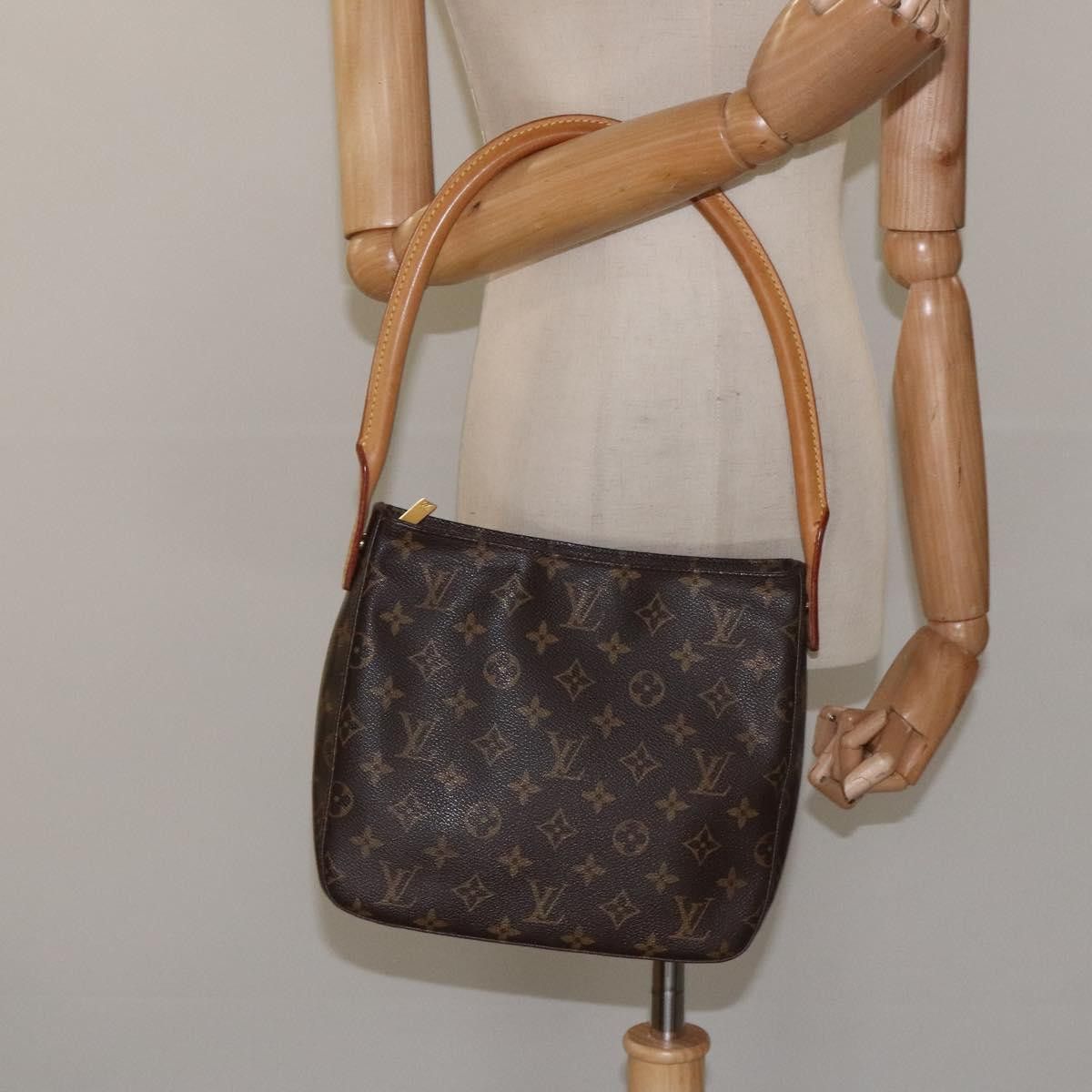 Louis Vuitton Looping Mm Black Canvas Shoulder Bag (Pre-Owned) Size ONE SIZE - 15 Thumbnail