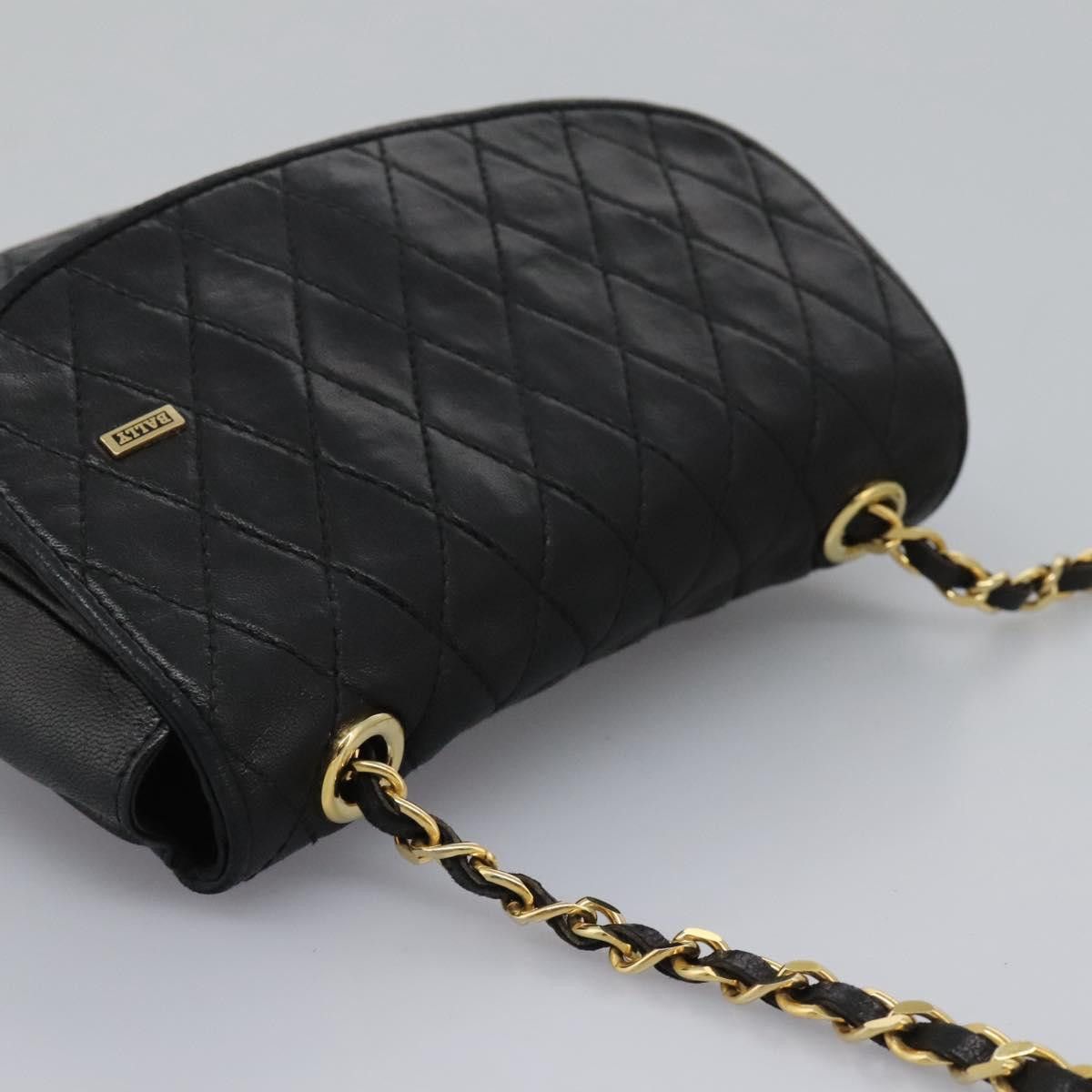 Bally Black Leather Shoulder Bag (Pre-Owned) Size ONE SIZE - 6 Thumbnail