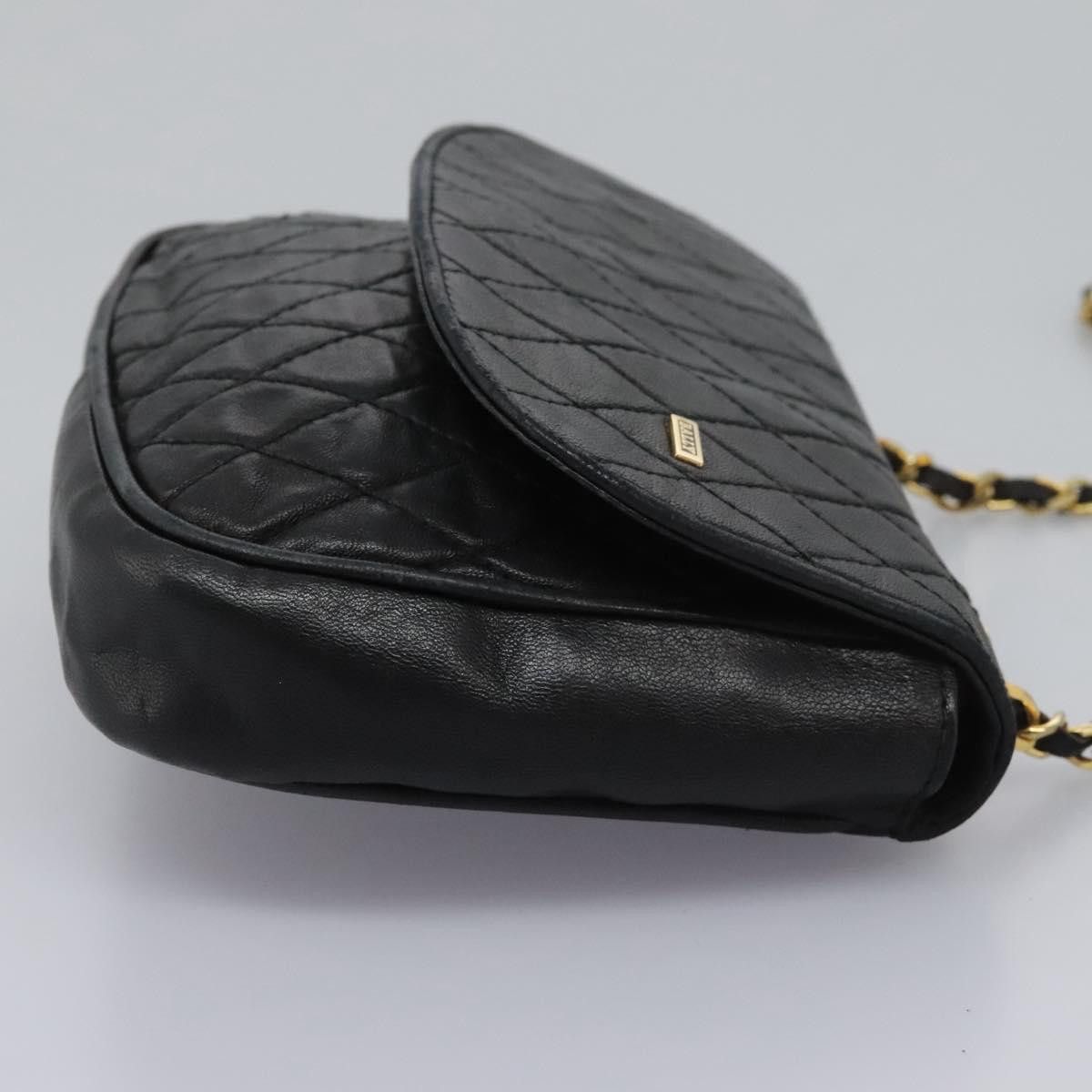 Bally Black Leather Shoulder Bag (Pre-Owned) Size ONE SIZE - 4 Thumbnail