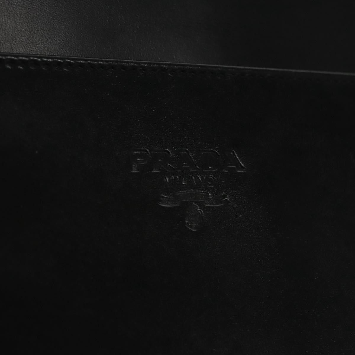 Prada Black Leather Handbag (Pre-Owned) Size ONE SIZE - 19 Thumbnail