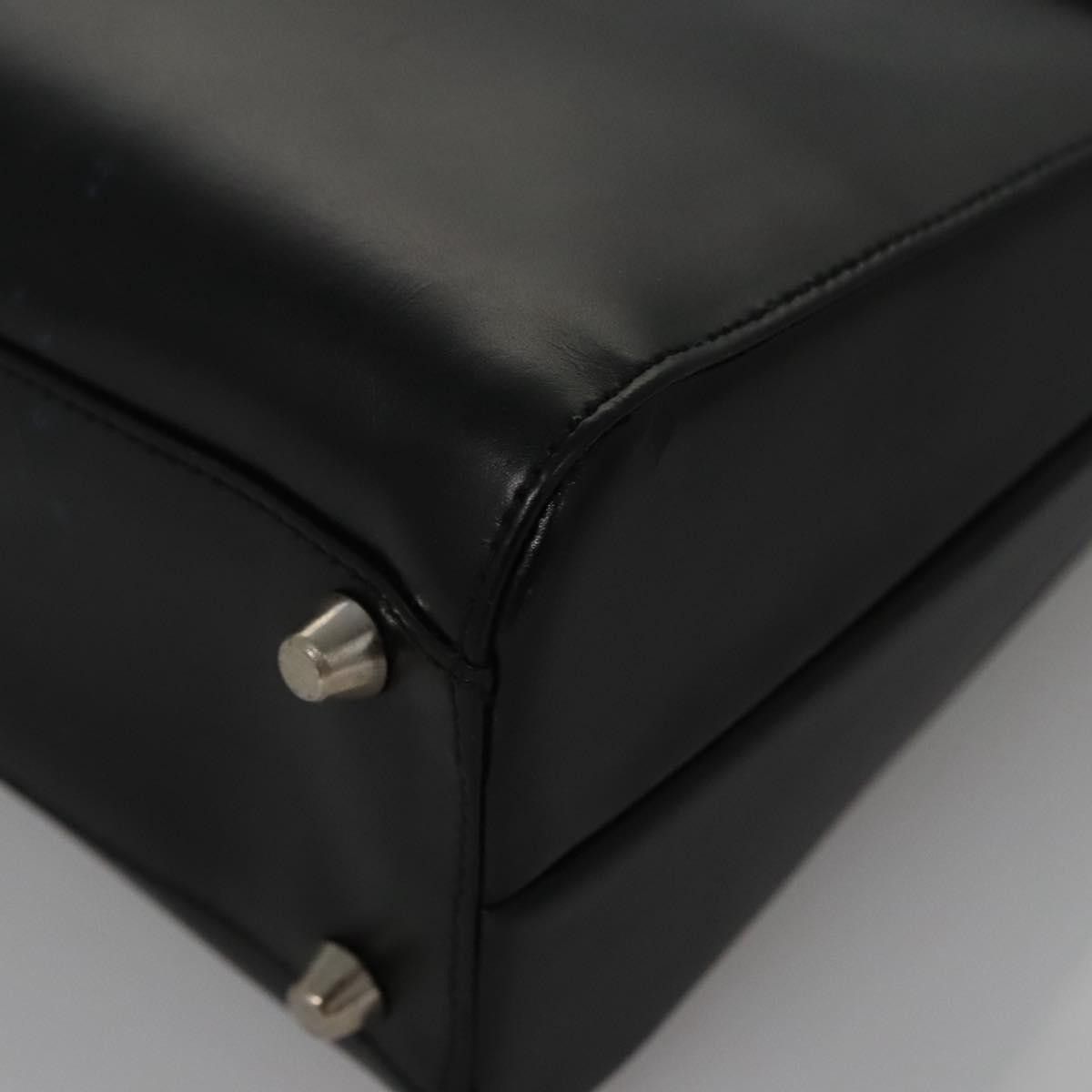 Prada Black Leather Handbag (Pre-Owned) Size ONE SIZE - 8 Thumbnail