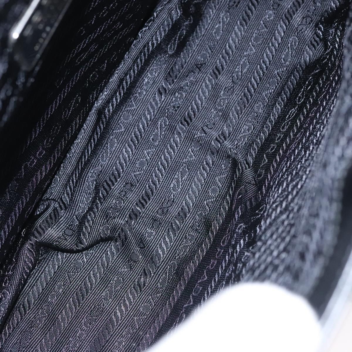 Prada Black Leather Handbag (Pre-Owned) Size ONE SIZE - 14 Thumbnail