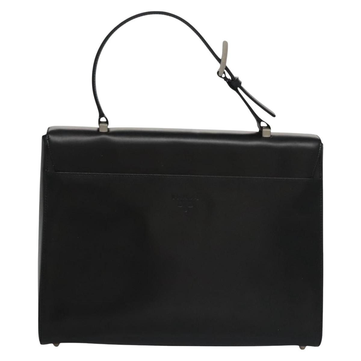 Prada Black Leather Handbag (Pre-Owned) Size ONE SIZE - 2 Thumbnail