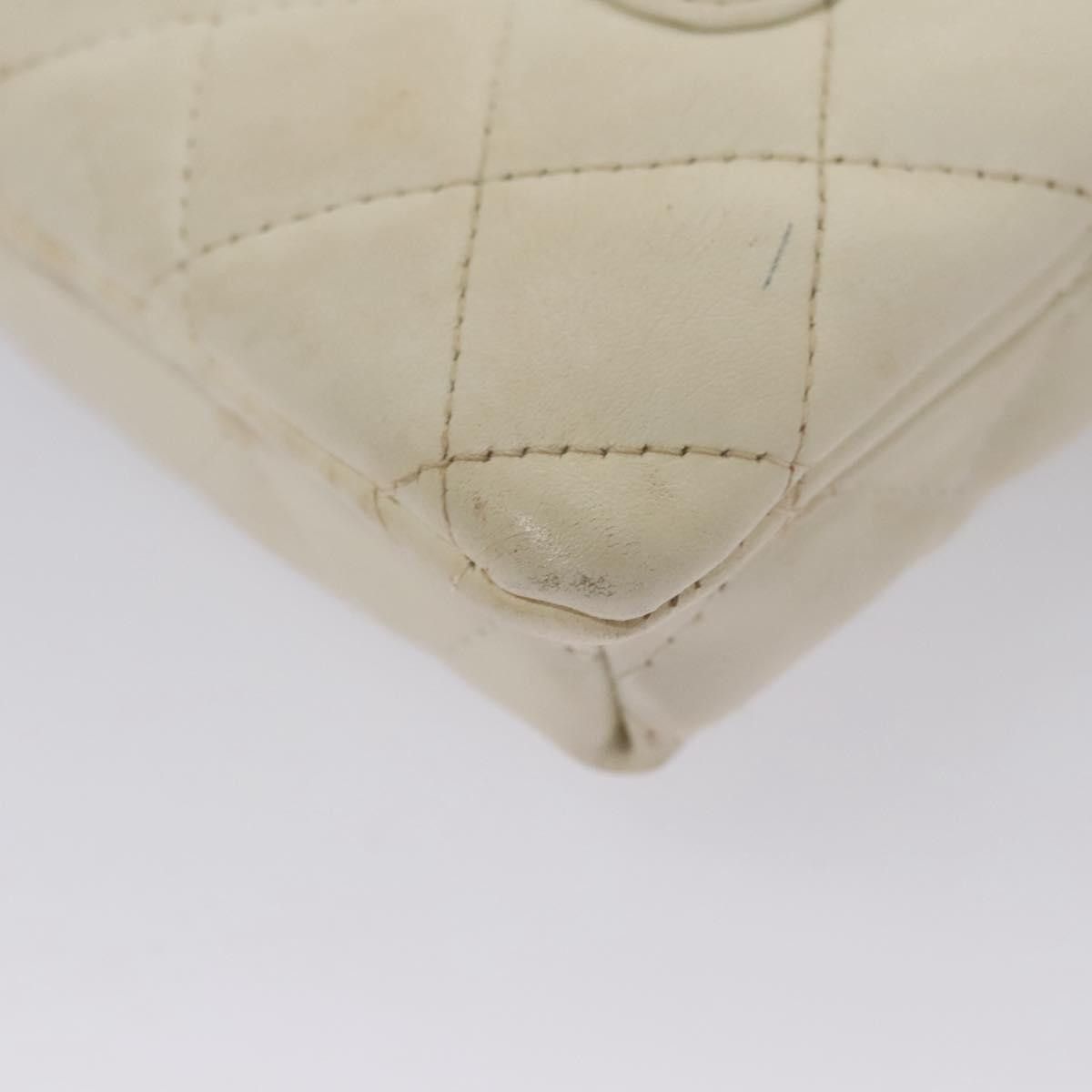 Chanel Cambon White Leather Shoulder Bag (Pre-Owned) Size ONE SIZE - 12 Thumbnail