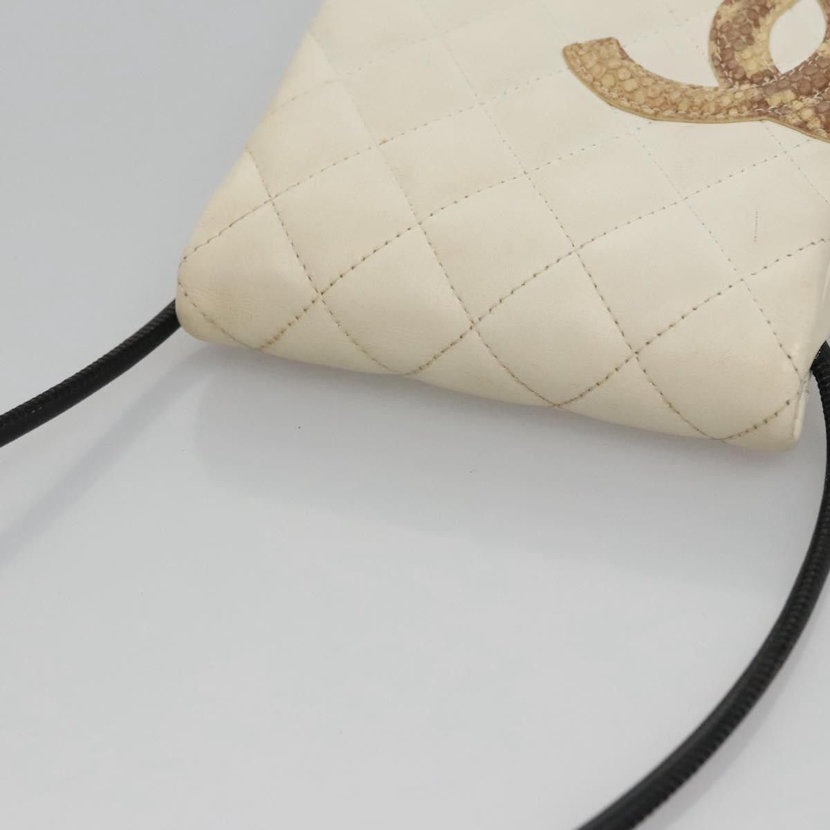 Chanel Cambon White Leather Shoulder Bag (Pre-Owned) Size ONE SIZE - 5 Thumbnail