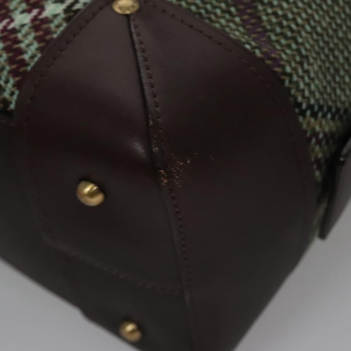 Burberry Nova Check Green Canvas Handbag (Pre-Owned) Size ONE SIZE - 20 Thumbnail