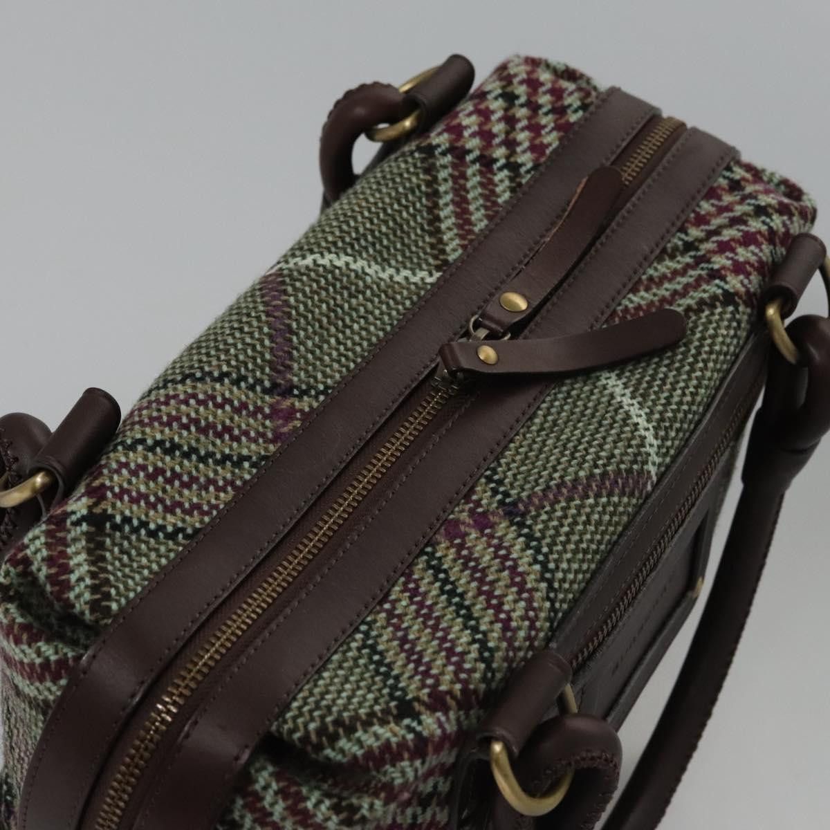 Burberry Nova Check Green Canvas Handbag (Pre-Owned) Size ONE SIZE - 12 Thumbnail