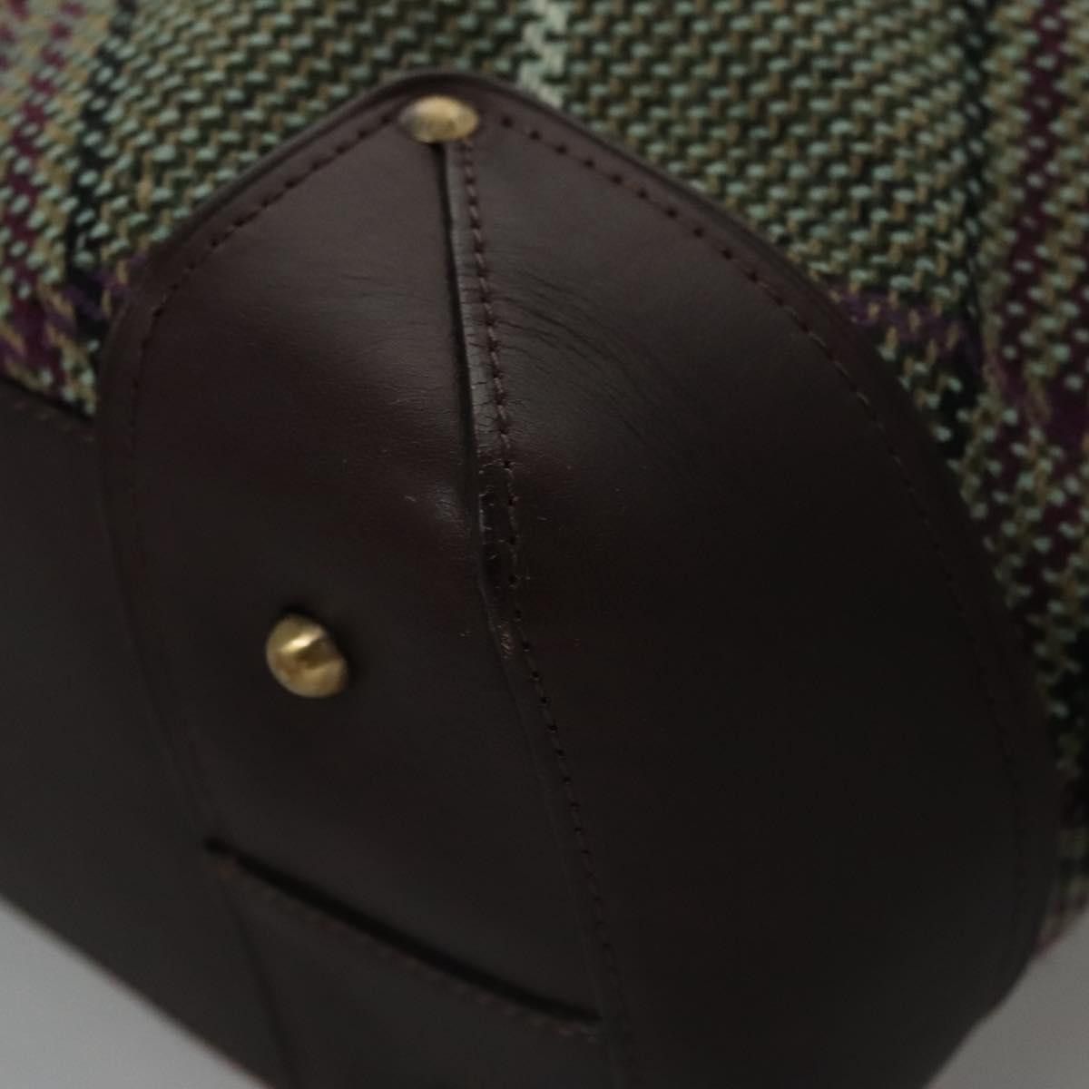 Burberry Nova Check Green Canvas Handbag (Pre-Owned) Size ONE SIZE - 18 Thumbnail