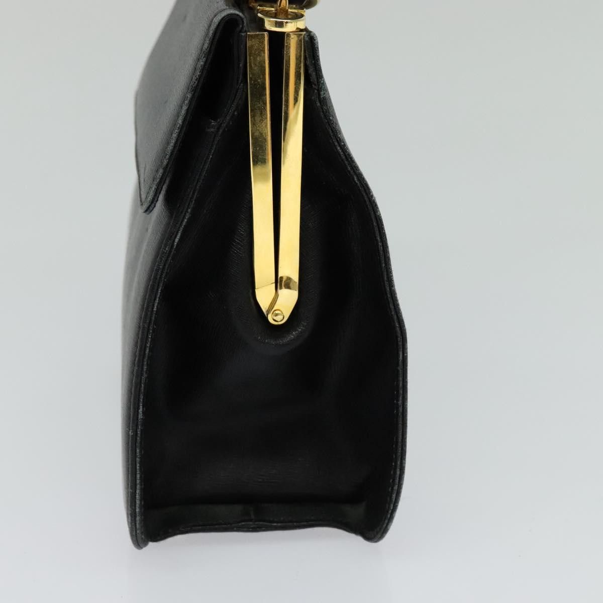 Salvatore Ferragamo Black Leather Handbag (Pre-Owned) Size ONE SIZE - 4 Thumbnail