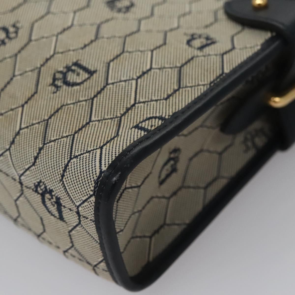 Dior Honeycomb Beige Canvas Shoulder Bag (Pre-Owned) Size ONE SIZE - 7 Thumbnail