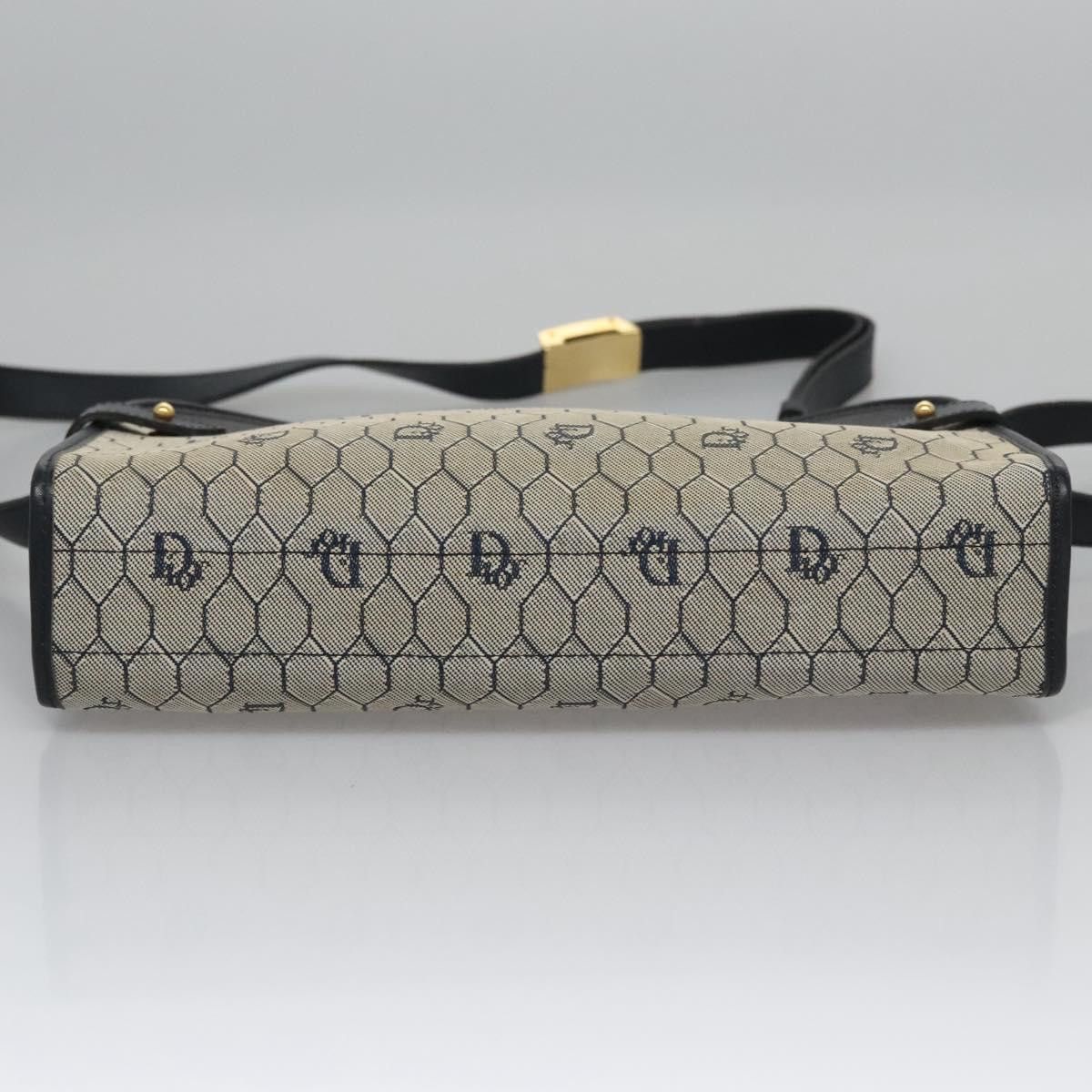 Dior Honeycomb Beige Canvas Shoulder Bag (Pre-Owned) Size ONE SIZE - 15 Thumbnail