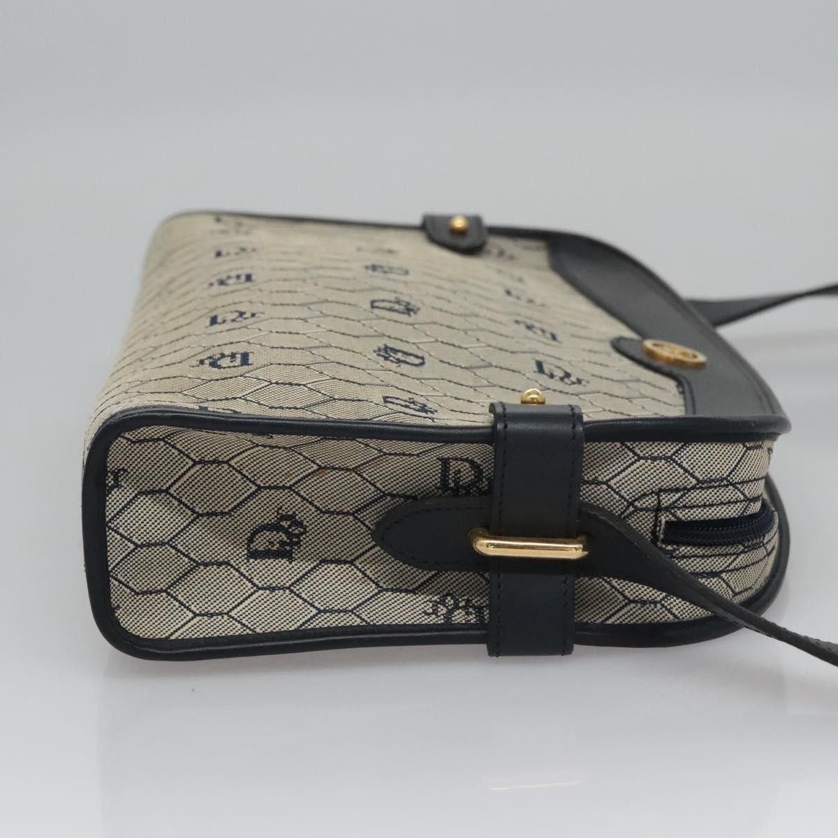 Dior Honeycomb Beige Canvas Shoulder Bag (Pre-Owned) Size ONE SIZE - 2 Thumbnail