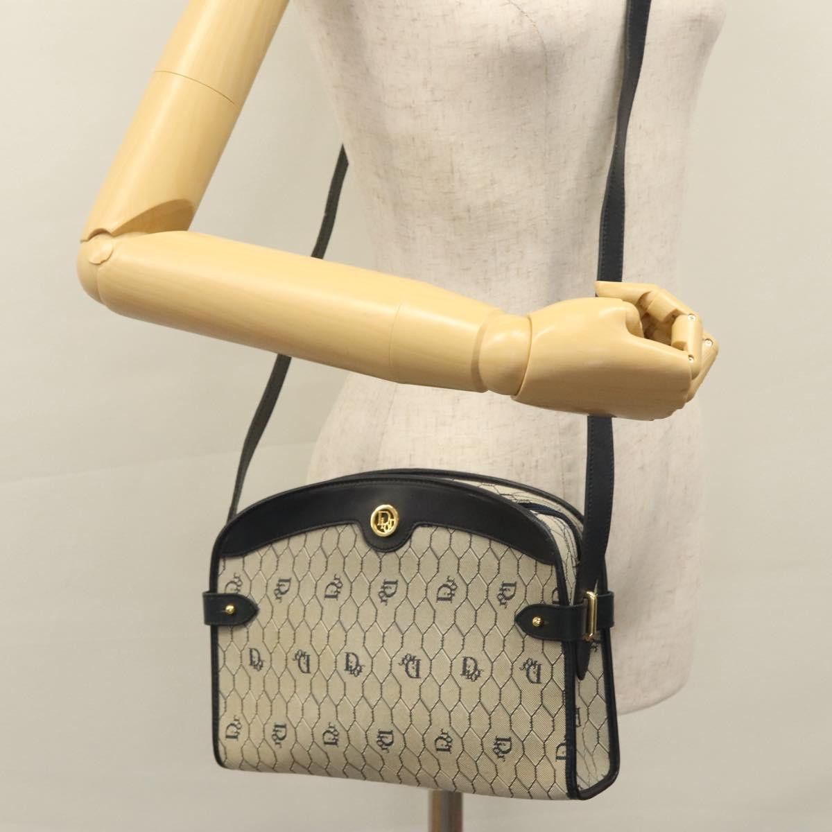 Dior Honeycomb Beige Canvas Shoulder Bag (Pre-Owned) Size ONE SIZE - 14 Thumbnail