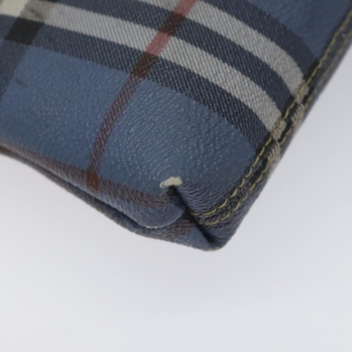 Burberry Nova Check Blue Canvas Tote Bag (Pre-Owned) Size ONE SIZE - 9 Thumbnail