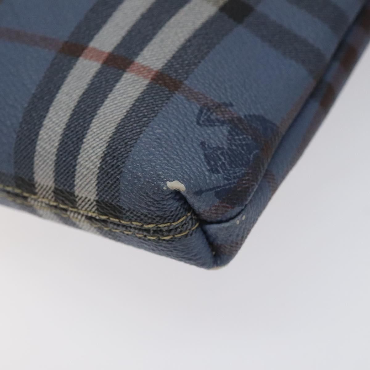 Burberry Nova Check Blue Canvas Tote Bag (Pre-Owned) Size ONE SIZE - 10 Thumbnail