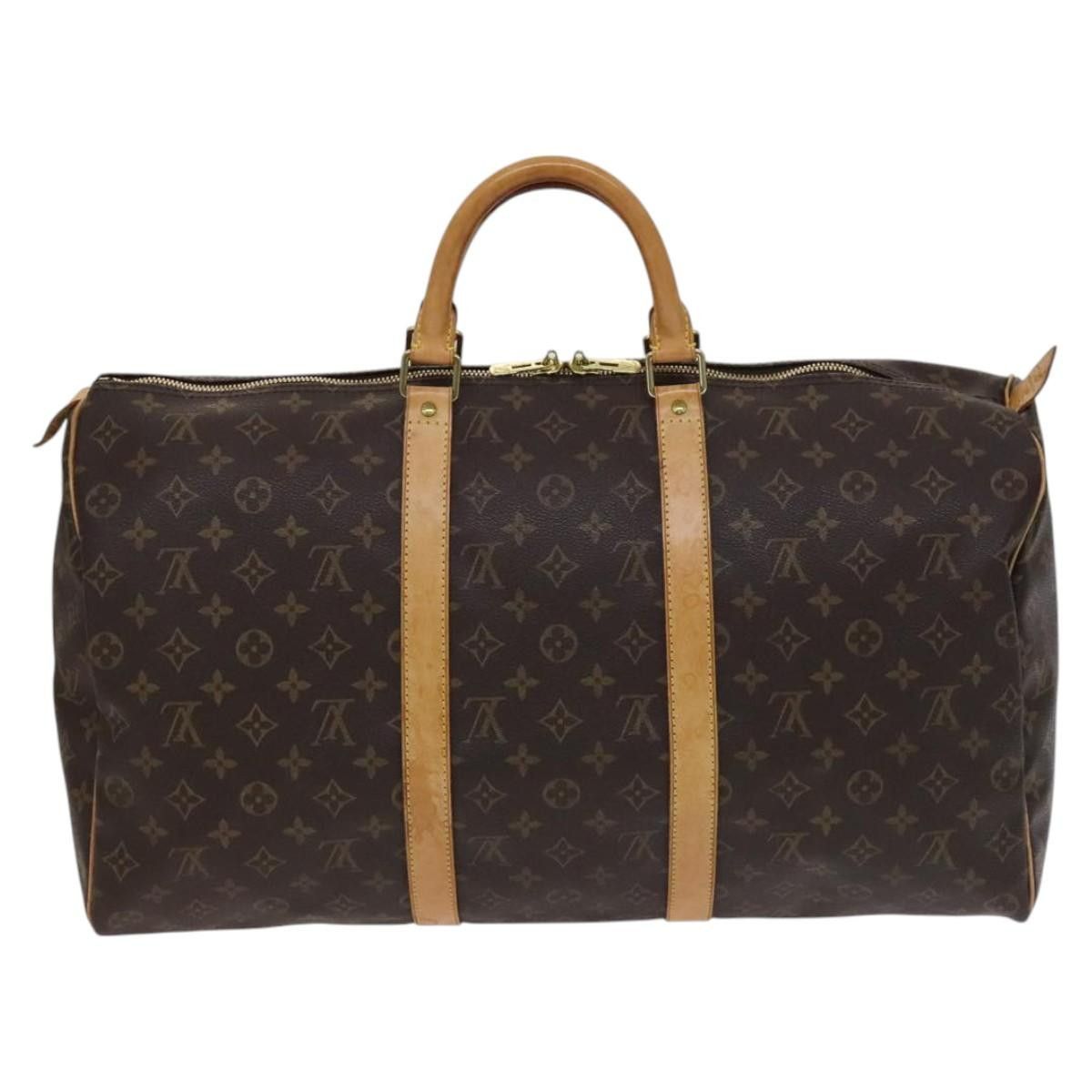 Louis Vuitton Keepall 50 Brown Canvas Travel Bag (Pre-Owned) Size ONE SIZE - 2 Thumbnail
