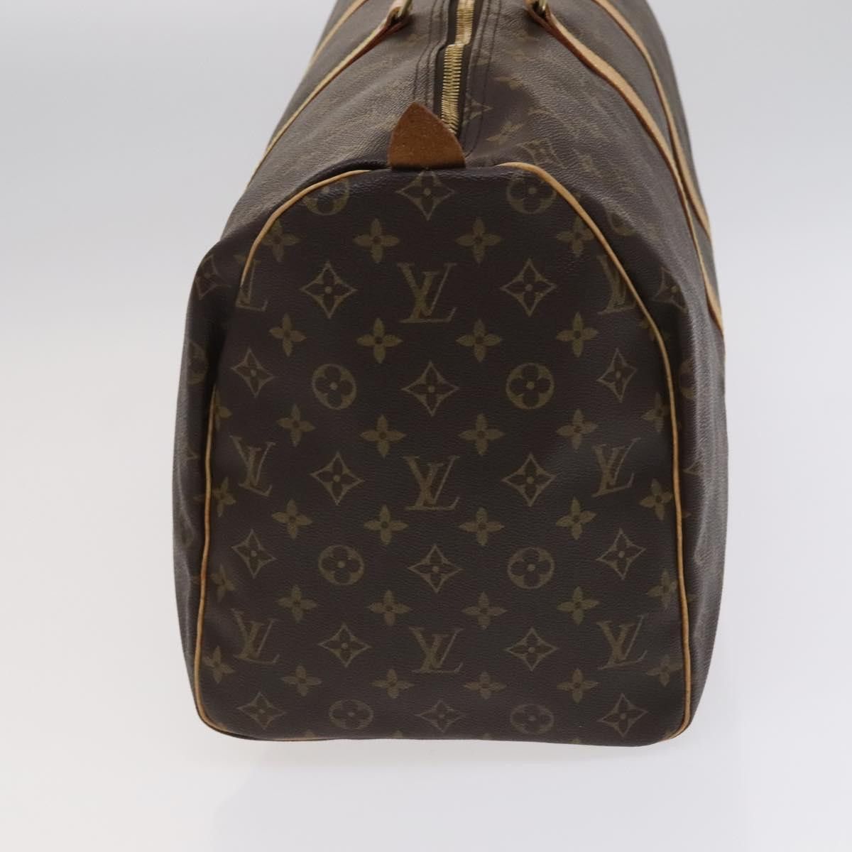 Louis Vuitton Keepall 50 Brown Canvas Travel Bag (Pre-Owned) Size ONE SIZE - 4 Thumbnail
