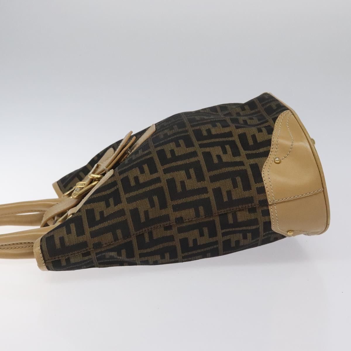 Fendi Zucca Brown Canvas Tote Bag (Pre-Owned) Size ONE SIZE - 3 Thumbnail