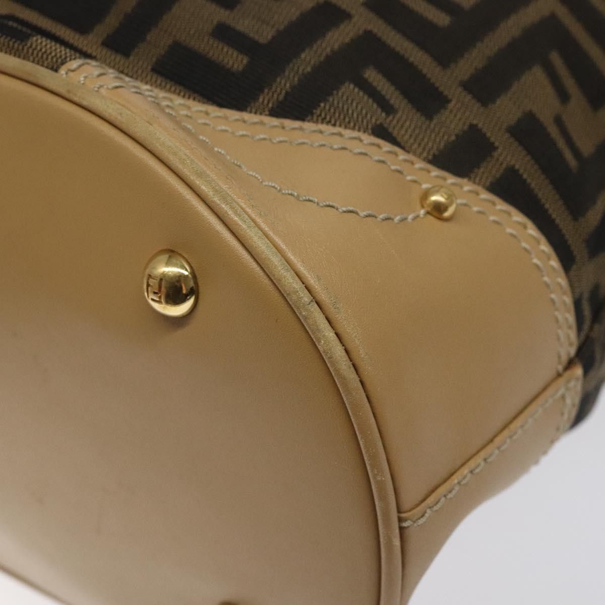 Fendi Zucca Brown Canvas Tote Bag (Pre-Owned) Size ONE SIZE - 9 Thumbnail