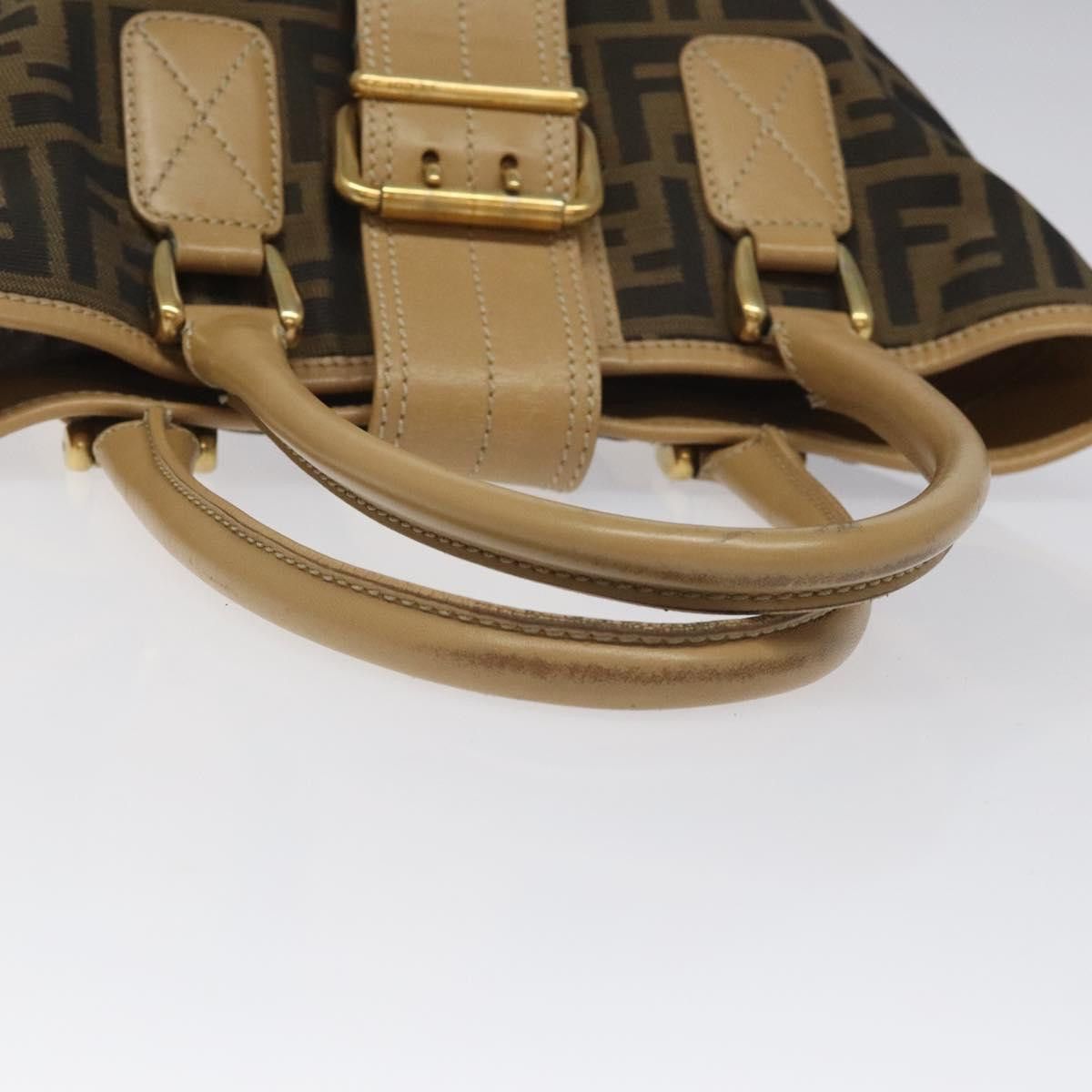 Fendi Zucca Brown Canvas Tote Bag (Pre-Owned) Size ONE SIZE - 5 Thumbnail