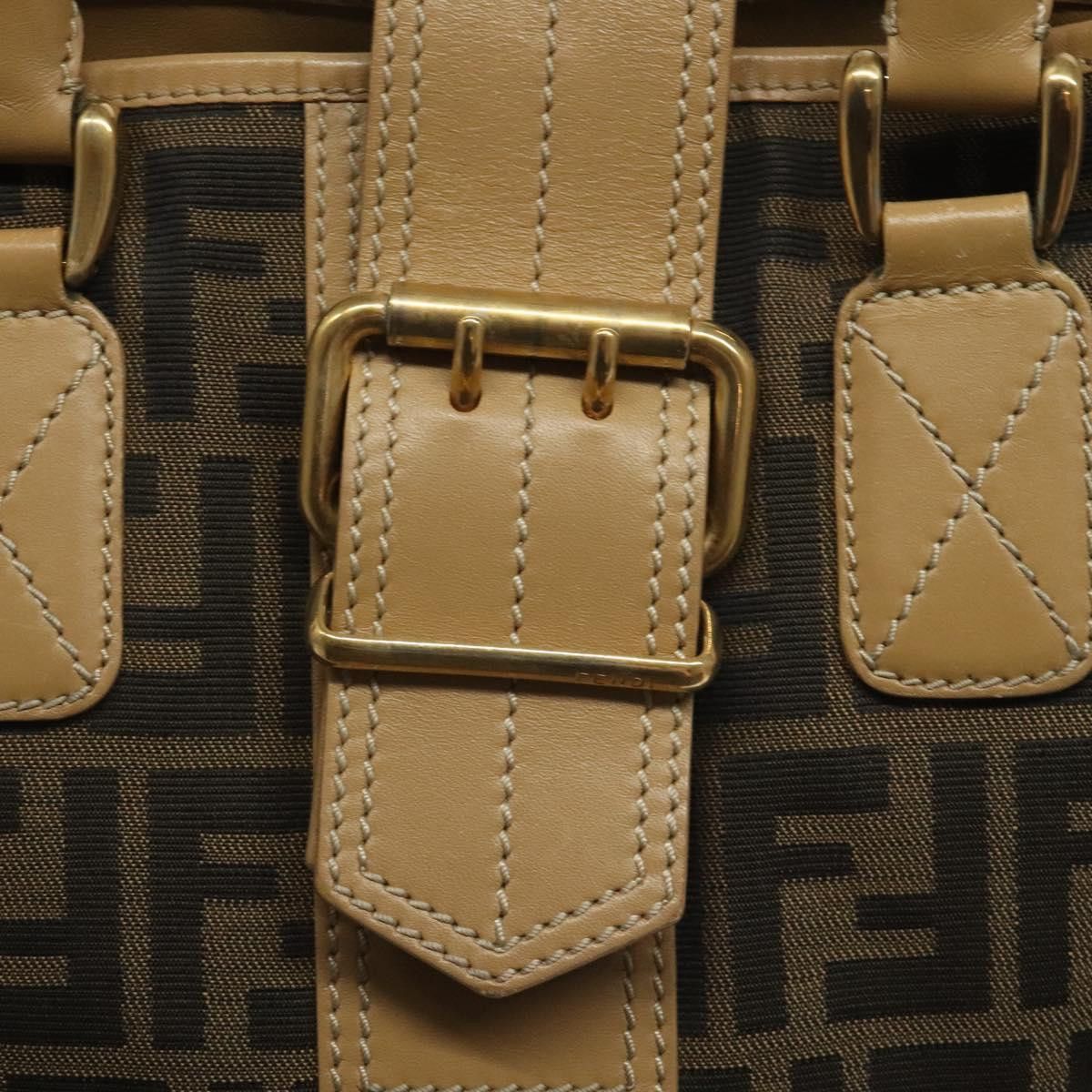 Fendi Zucca Brown Canvas Tote Bag (Pre-Owned) Size ONE SIZE - 11 Thumbnail