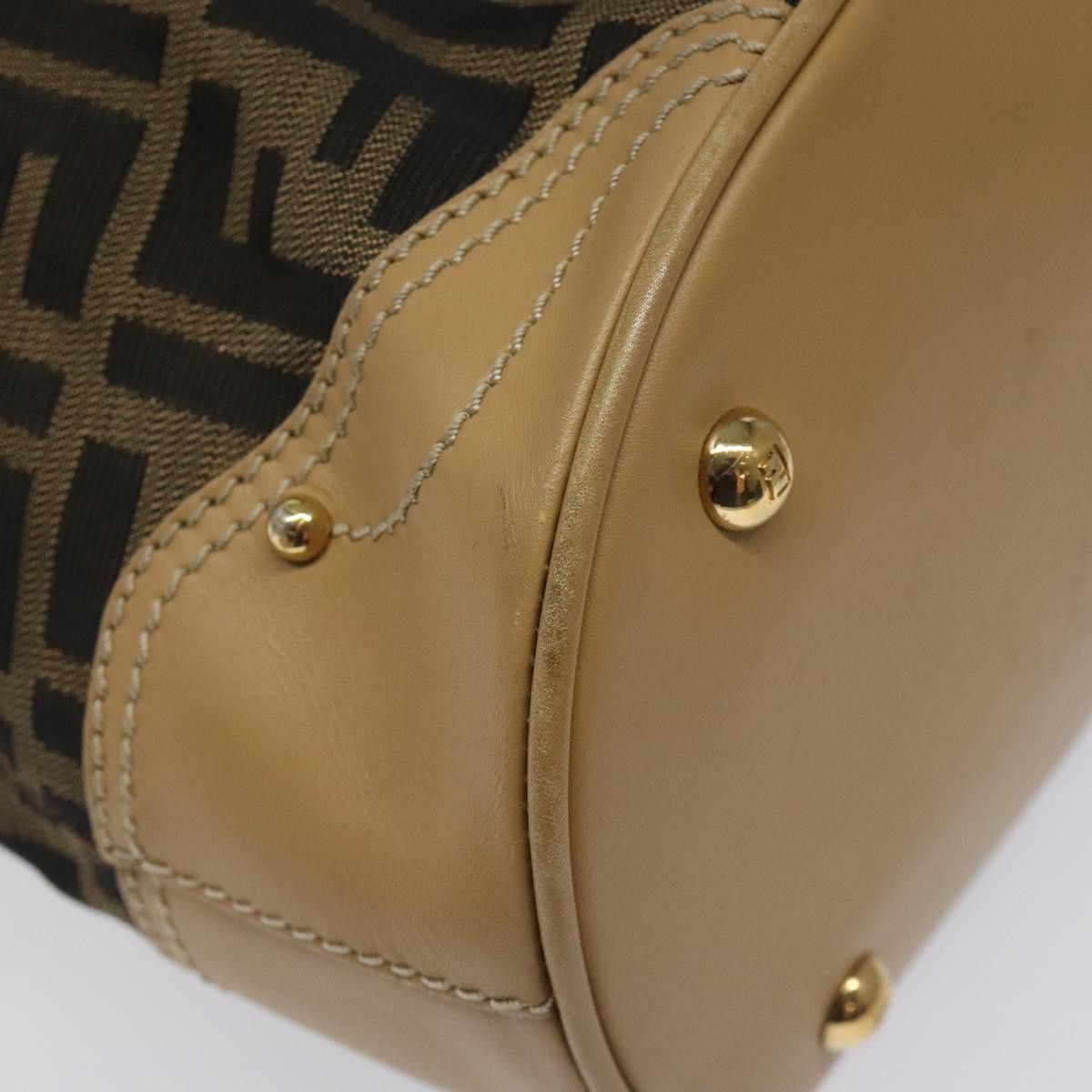 Fendi Zucca Brown Canvas Tote Bag (Pre-Owned) Size ONE SIZE - 8 Thumbnail