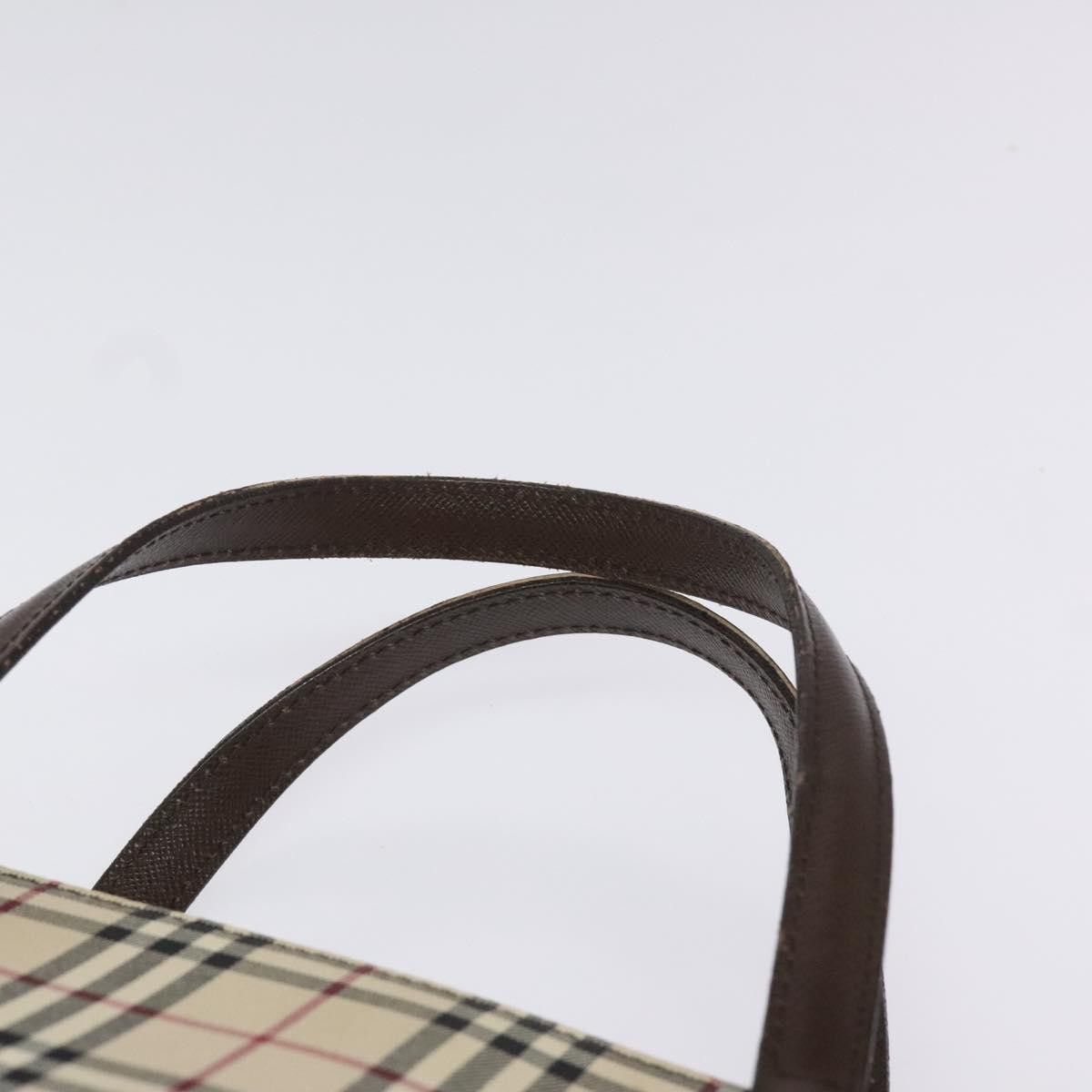 Burberry Nova Check Beige Canvas Tote Bag (Pre-Owned) Size ONE SIZE - 15 Thumbnail